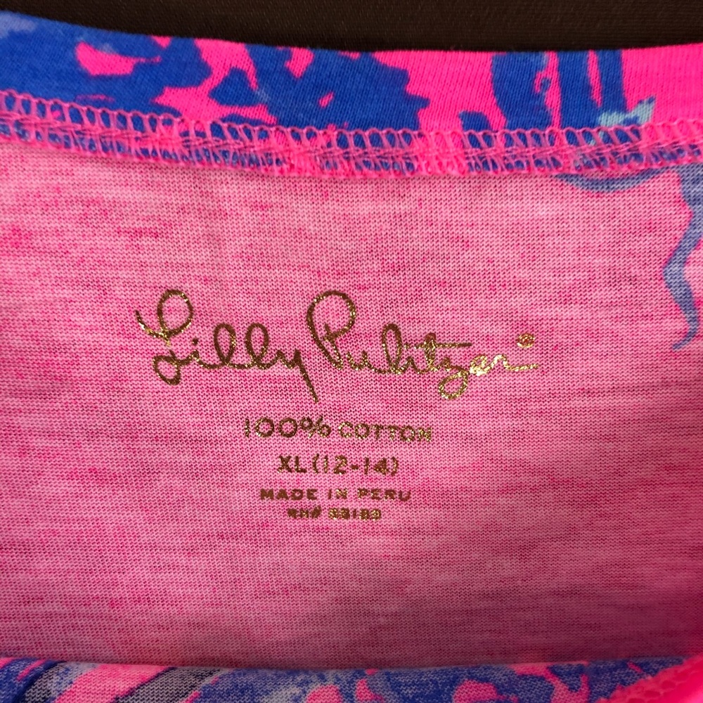 LILLY PULITZER XL 12-14 Tiki Mini Surfcrest Dress - Picture 4 of 5